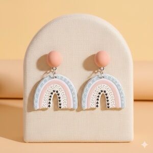 Pastel Rainbow Earrings